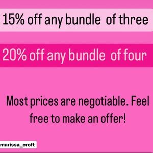 Bundle discounts!!